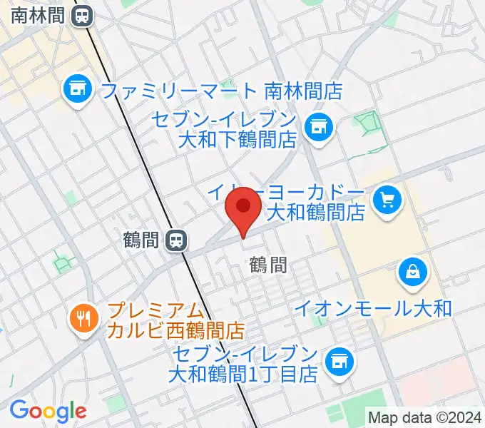 ピアノハウスジャパンの地図