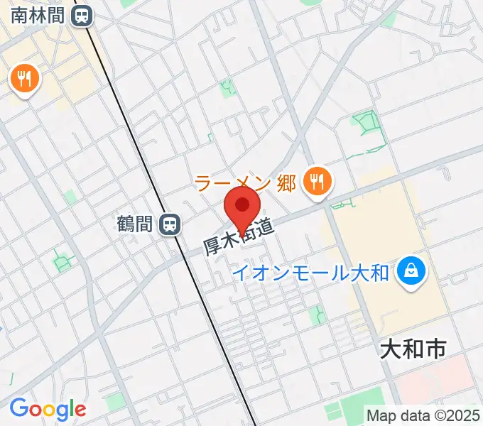 ピアノハウスジャパンの地図