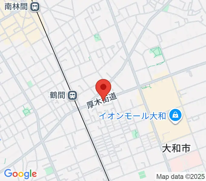 ピアノハウスジャパンの地図