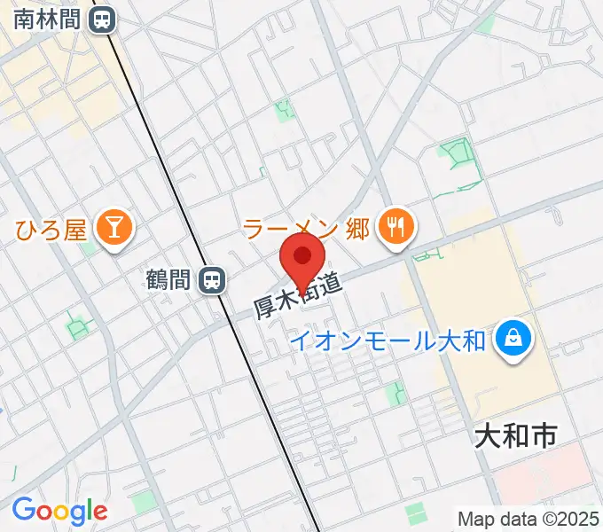 ピアノハウスジャパンの地図