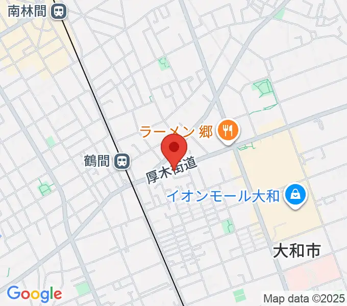 ピアノハウスジャパンの地図