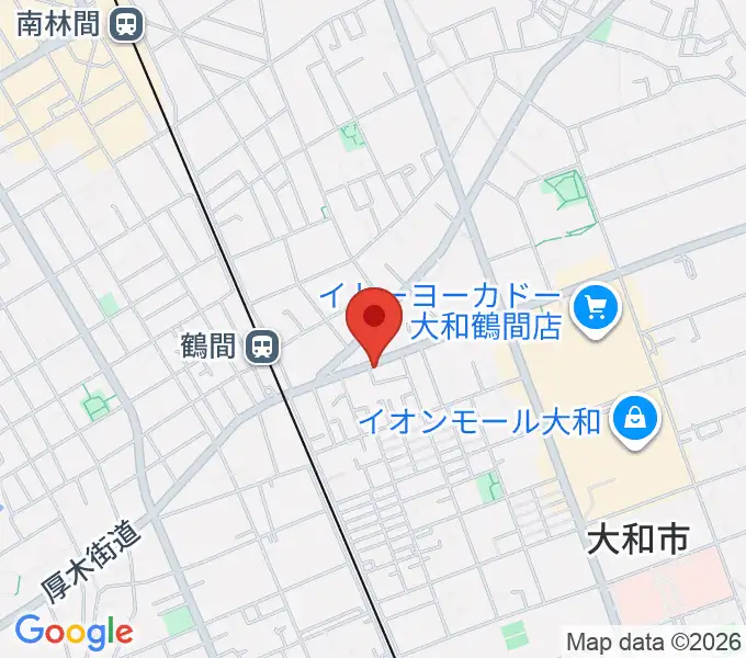 ピアノハウスジャパンの地図