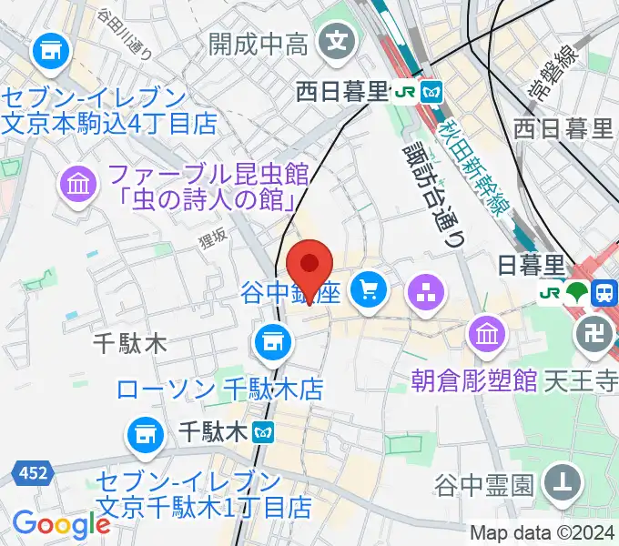 サミーミュージックワールドの地図