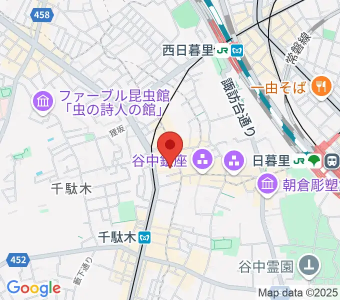 サミーミュージックワールドの地図