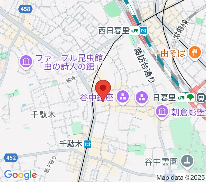 サミーミュージックワールドの地図