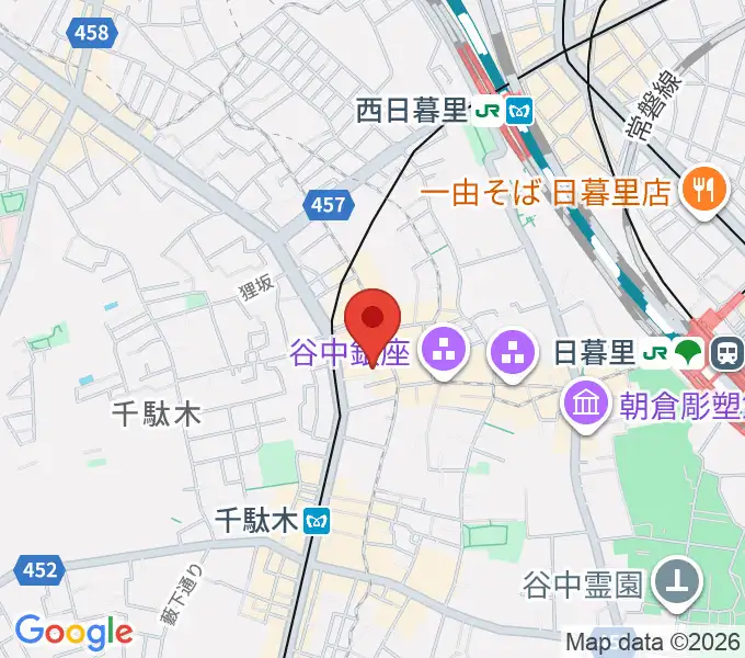 サミーミュージックワールドの地図