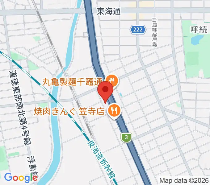 JB.STUDIO R1号店の地図