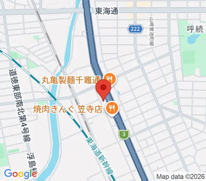 JB.STUDIO R1号店の地図