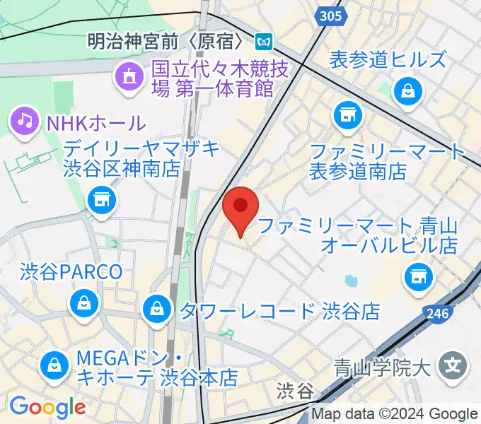 ひまわり広場で手をつなごうの地図