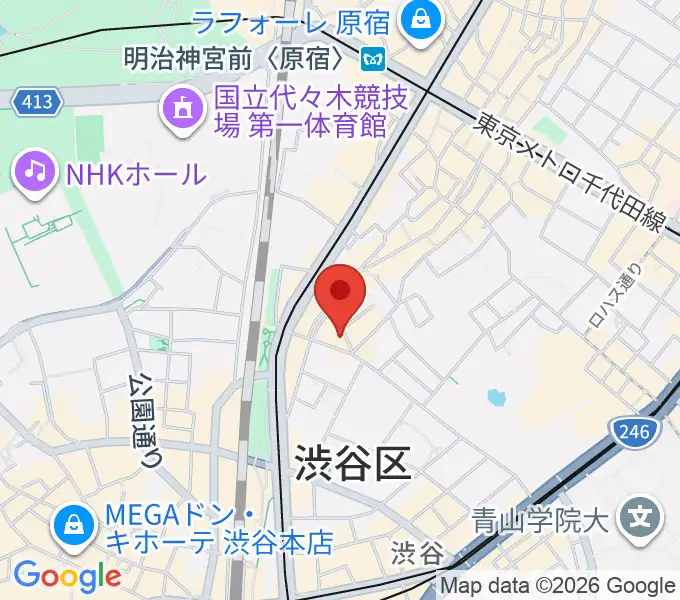 ひまわり広場で手をつなごうの地図