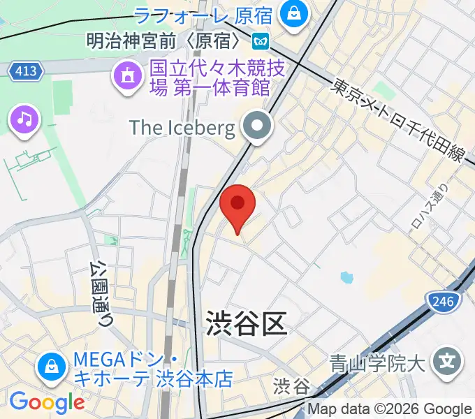 ひまわり広場で手をつなごうの地図