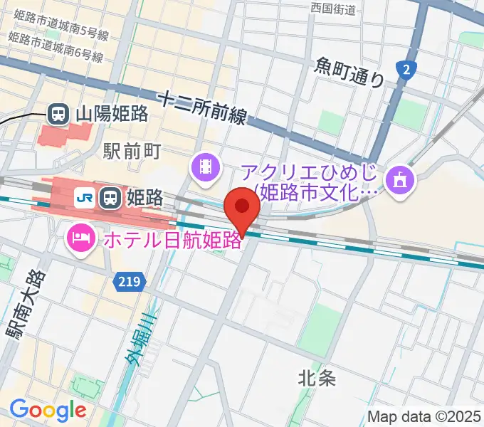 あかね音楽教室の地図