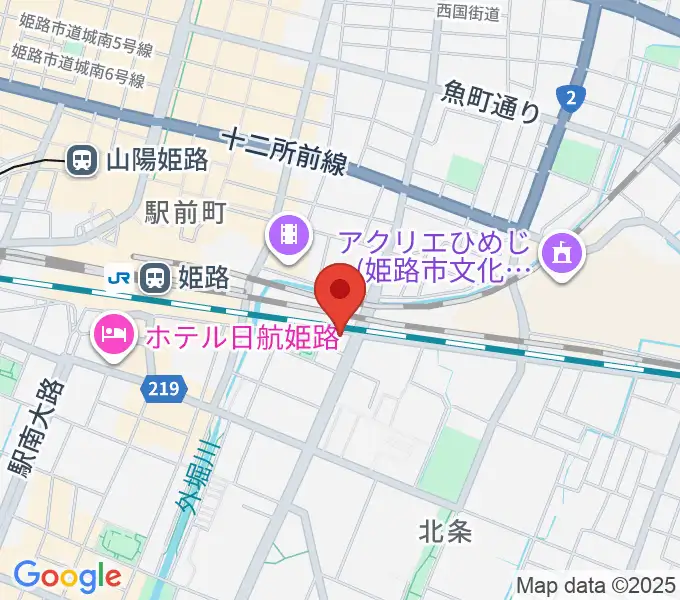 あかね音楽教室の地図