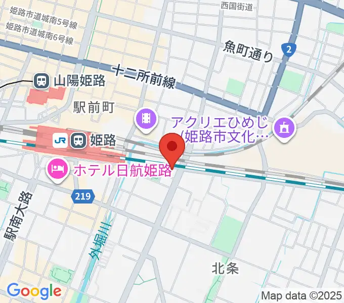 あかね音楽教室の地図
