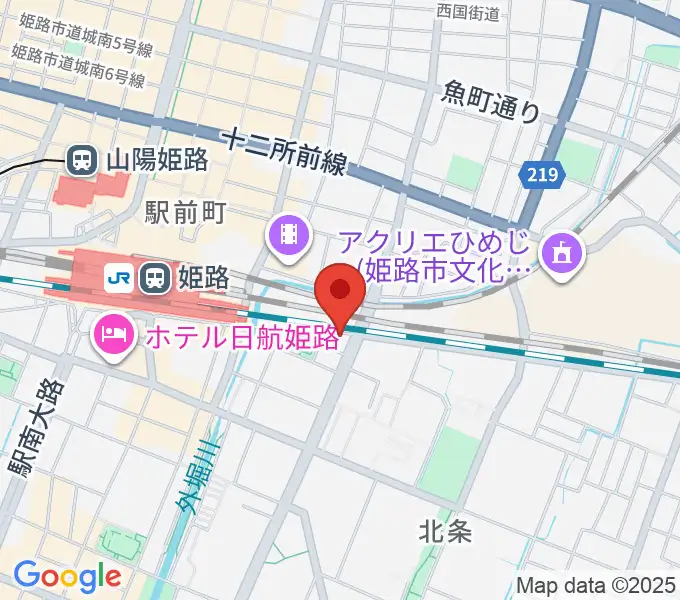 あかね音楽教室の地図