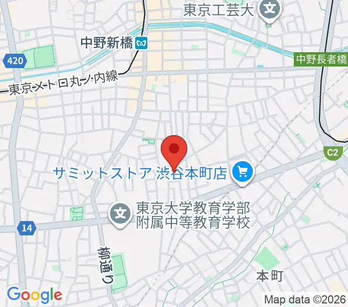 LEEDS MUSICの地図