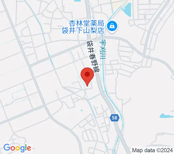 ななみピアノ教室の地図