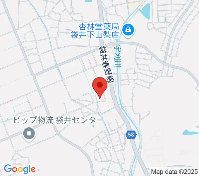 ななみピアノ教室の地図