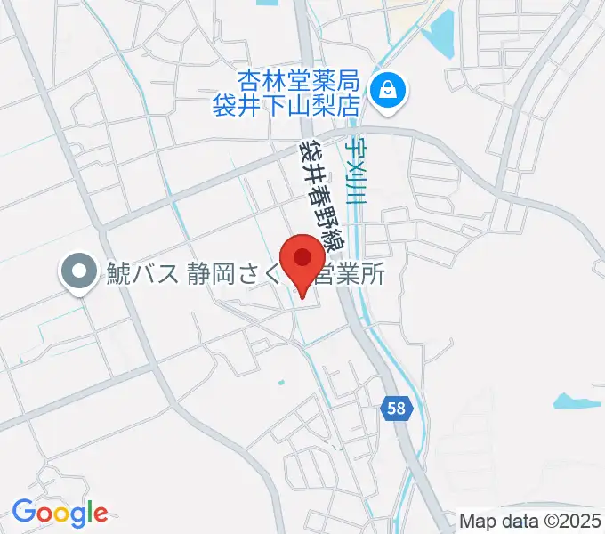 ななみピアノ教室の地図