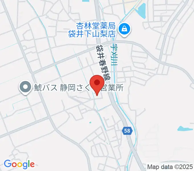 ななみピアノ教室の地図