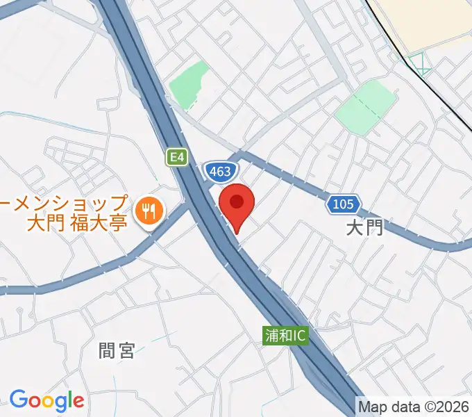 Y.K PIANO FACTORYの地図