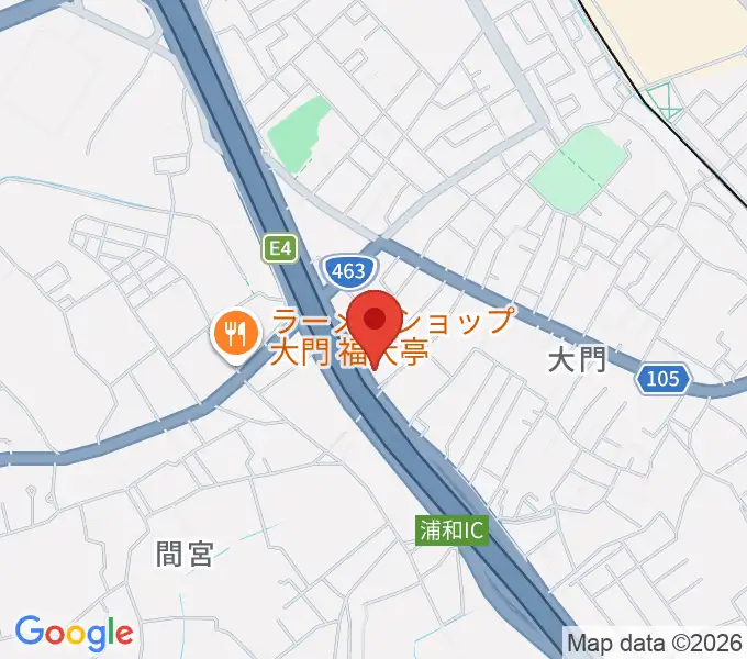 Y.K PIANO FACTORYの地図