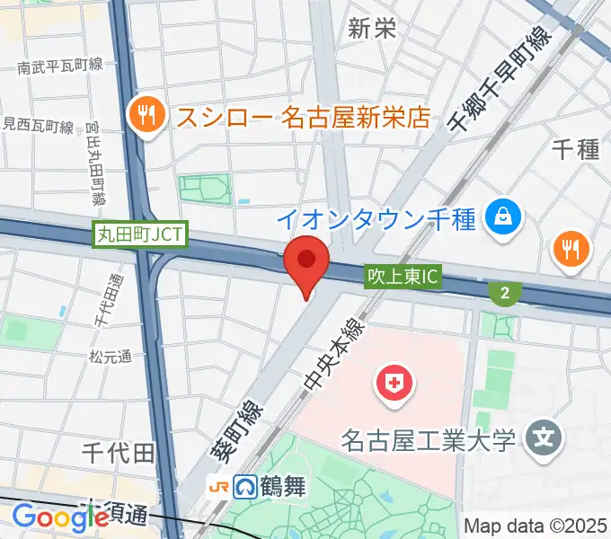 いちご音楽教室 名古屋校　の地図