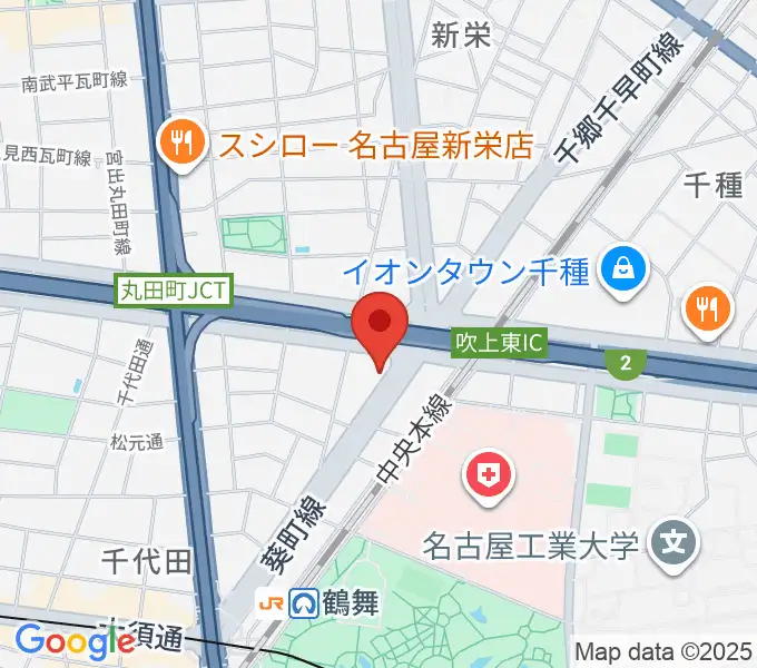 いちご音楽教室 名古屋校　の地図