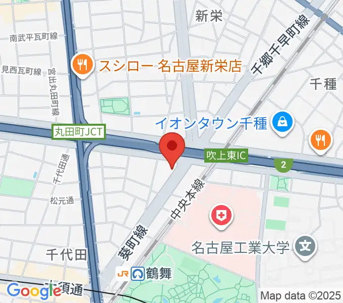 いちご音楽教室 名古屋校 の地図
