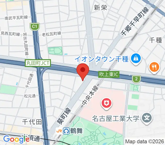 いちご音楽教室 名古屋校　の地図