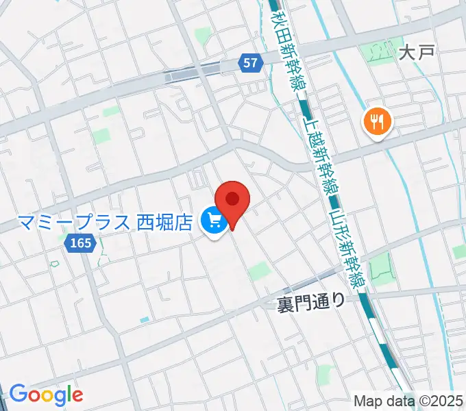 西堀音楽外語学院の地図