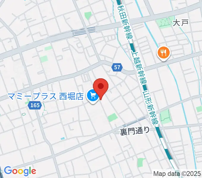 西堀音楽外語学院の地図