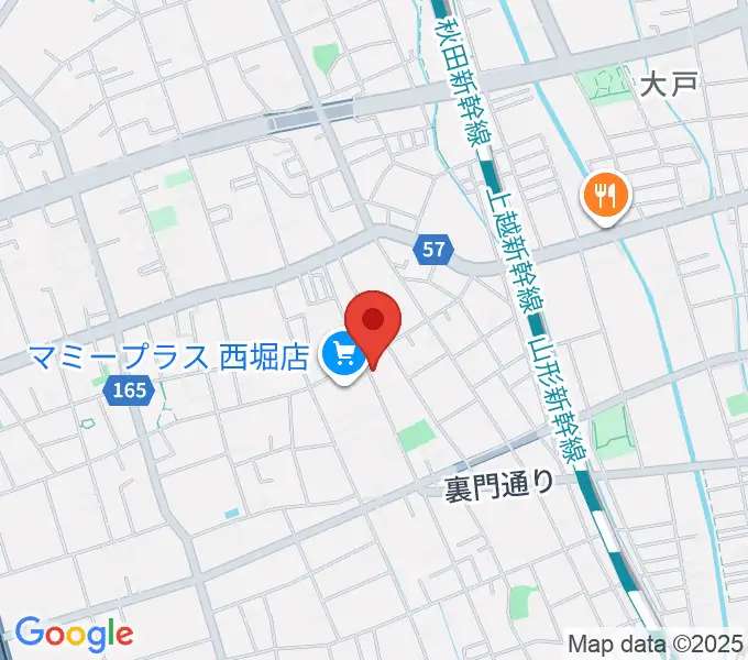 西堀音楽外語学院の地図