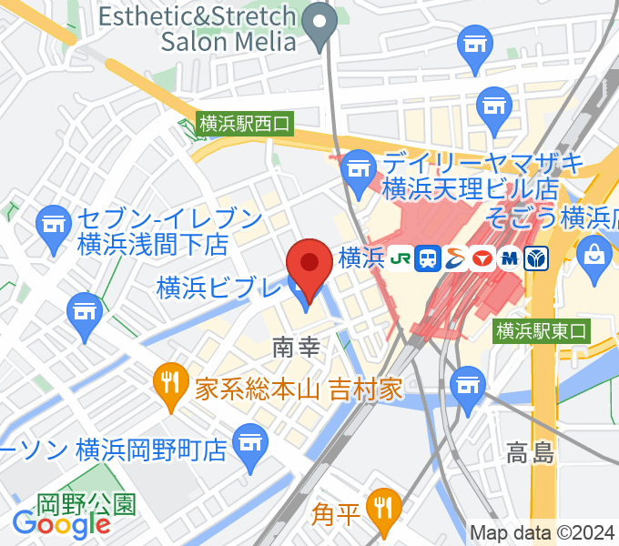 タワーレコード横浜ビブレ店の場所