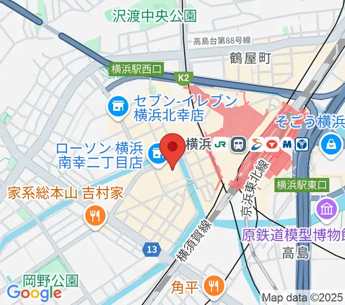タワーレコード横浜ビブレ店の地図
