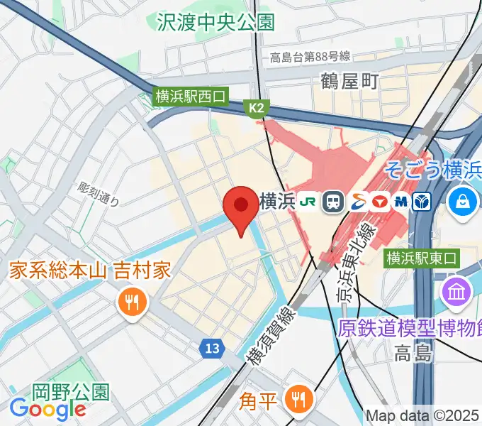 タワーレコード横浜ビブレ店の地図