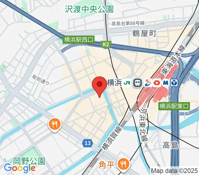 タワーレコード横浜ビブレ店の地図