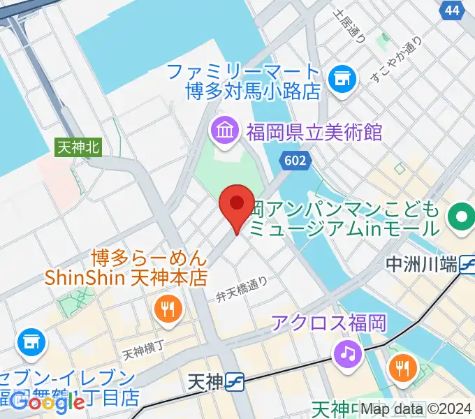 FineSound 天神店の地図