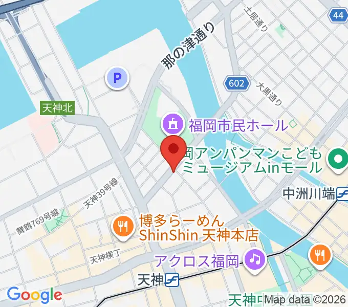 FineSound 天神店の地図