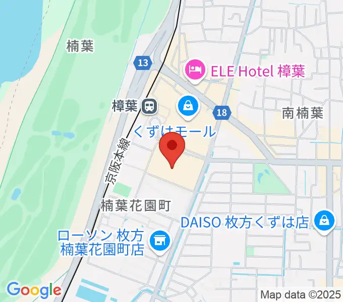 島村楽器 くずはモール店の地図