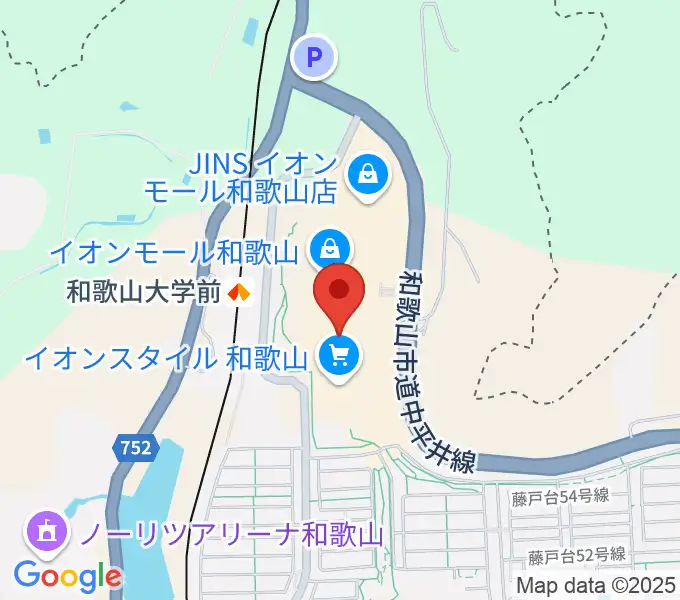 島村楽器 イオンモール和歌山店の地図