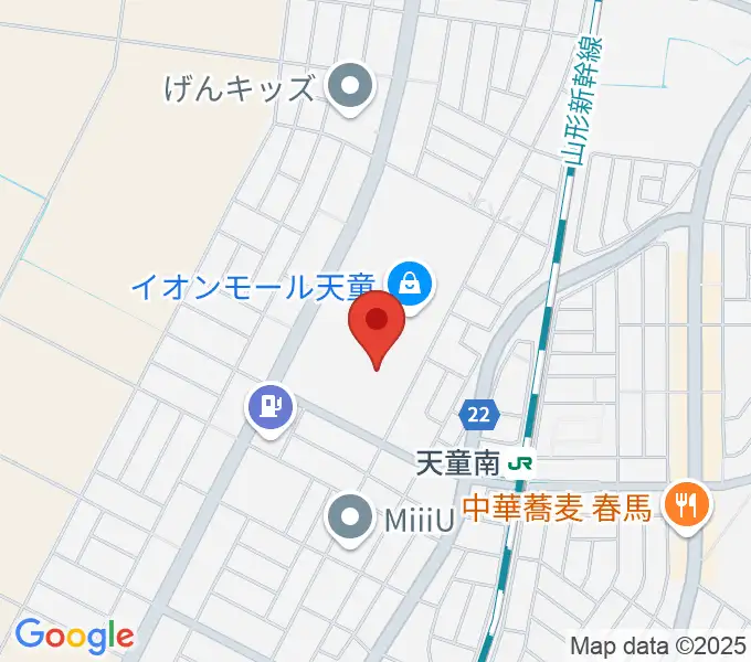 島村楽器 イオンモール天童店の地図