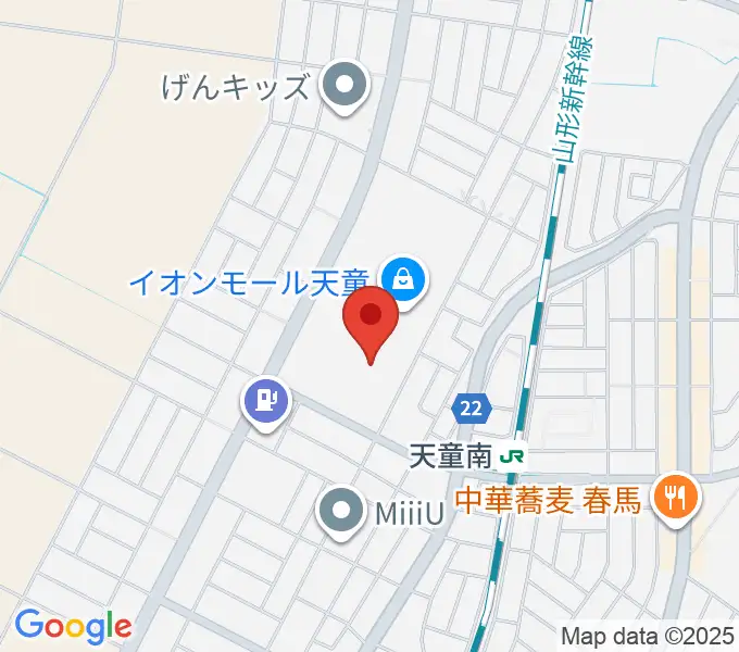 島村楽器 イオンモール天童店の地図