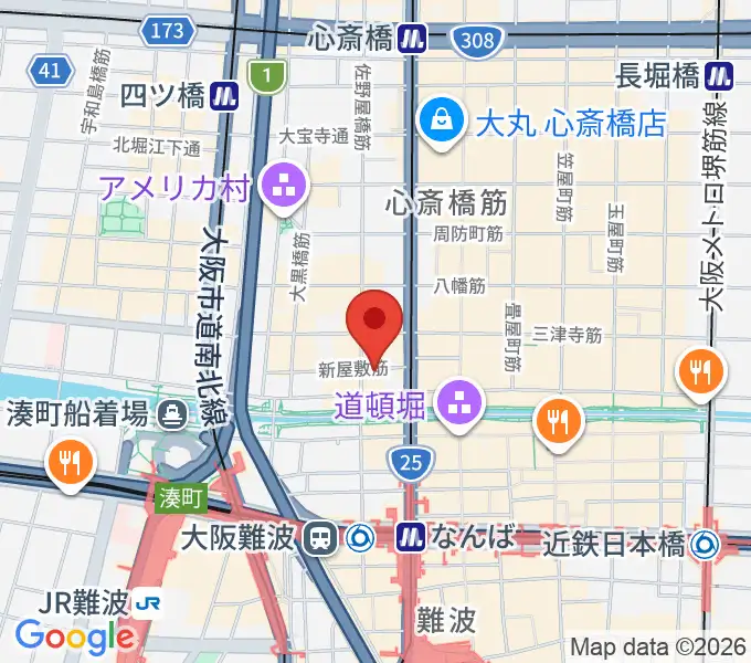 スタジオY２の地図