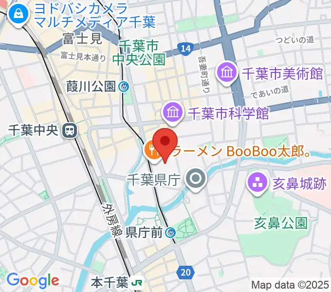 千葉県教育会館の地図