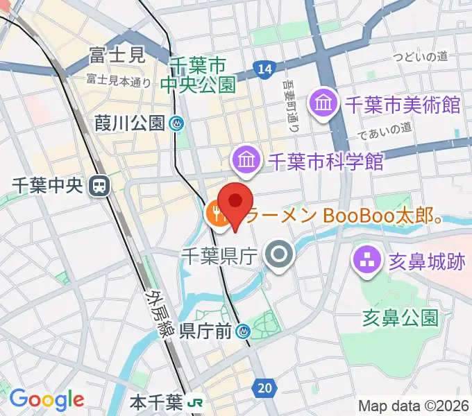 千葉県教育会館の地図