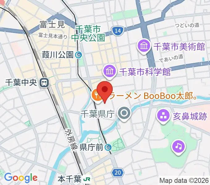 千葉県教育会館の地図