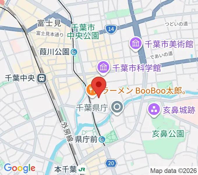 千葉県教育会館の地図