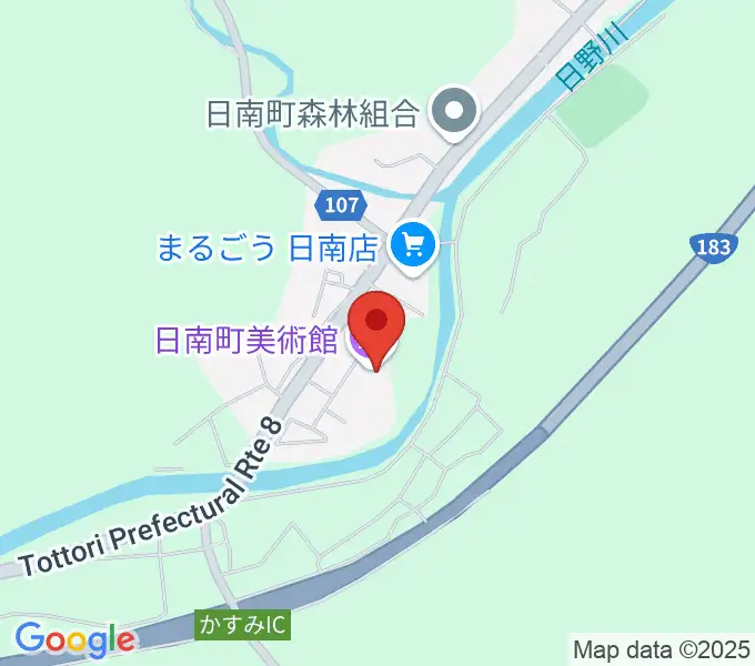 日南町総合文化センターさつきホールの地図