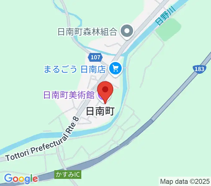 日南町総合文化センターさつきホールの地図